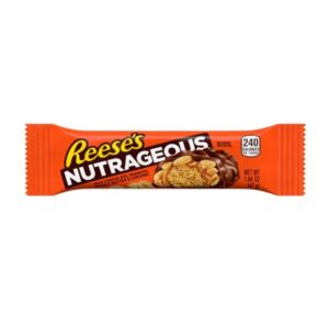 Reese's Nutrageous, barretta di cioccolato e arachidi con burro d'arachidi 47g