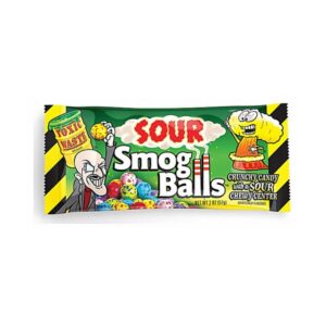 Toxic Waste Sour Smog Balls - Caramelle Aspre con interno Morbido